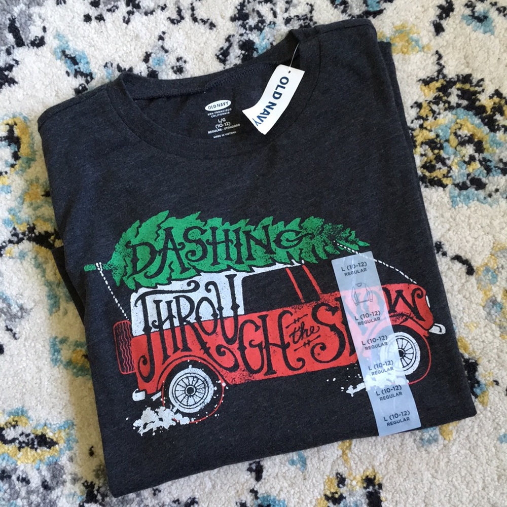 Old Navy Boys Christmas Shirt